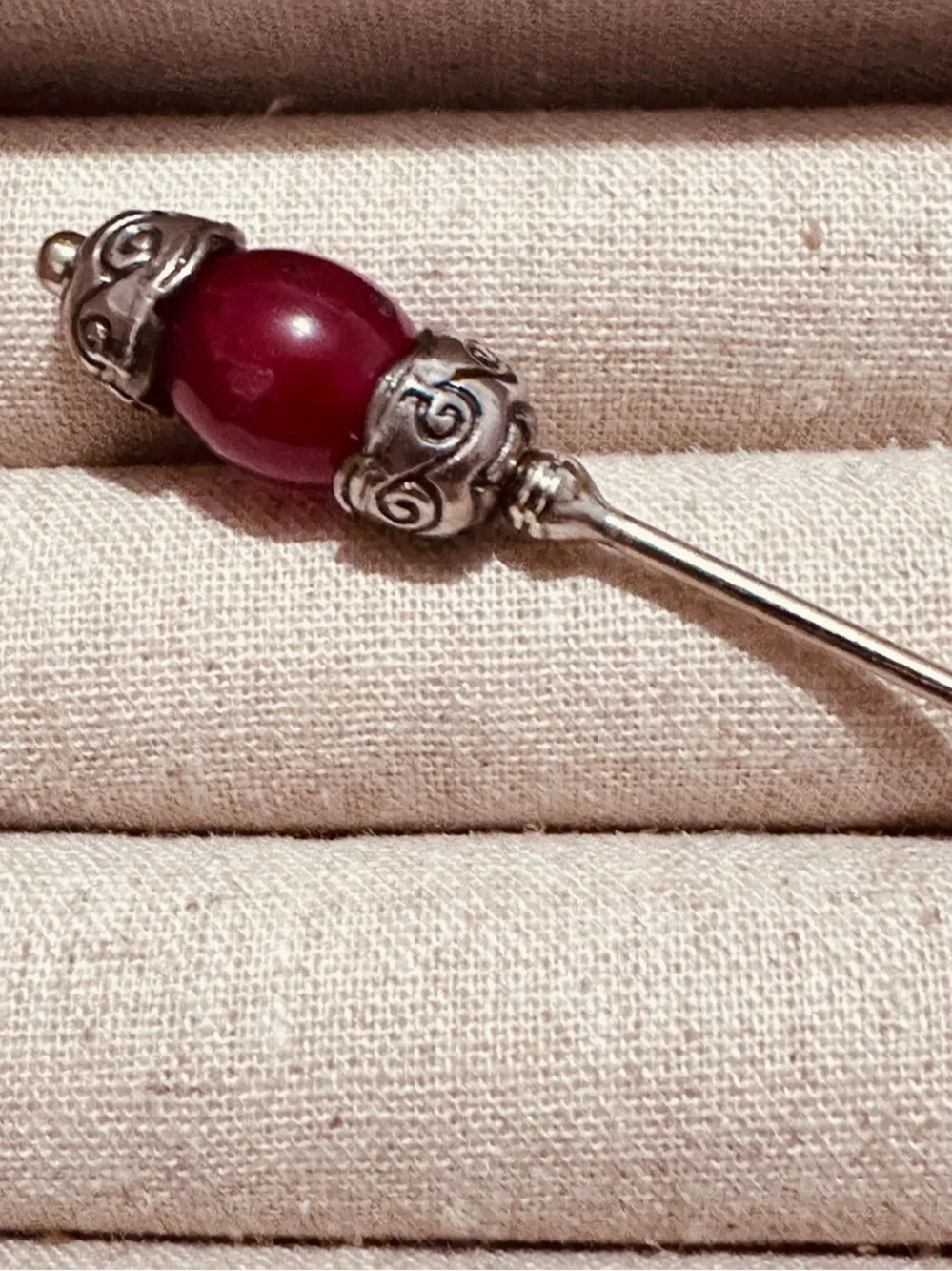 Vintage | Hairstick | Vintage Hairstick with Carnelian Stone